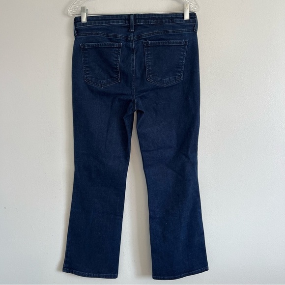 NYDJ Womens Barbara Bootcut Dark Wash Ankle Jeans Sz 8 Mid Rise - Picture 8 of 11